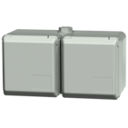 MENNEKES Wall mounted Cepex double receptacle 4202