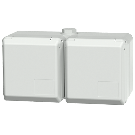 MENNEKES Wall mounted Cepex double receptacle 4203